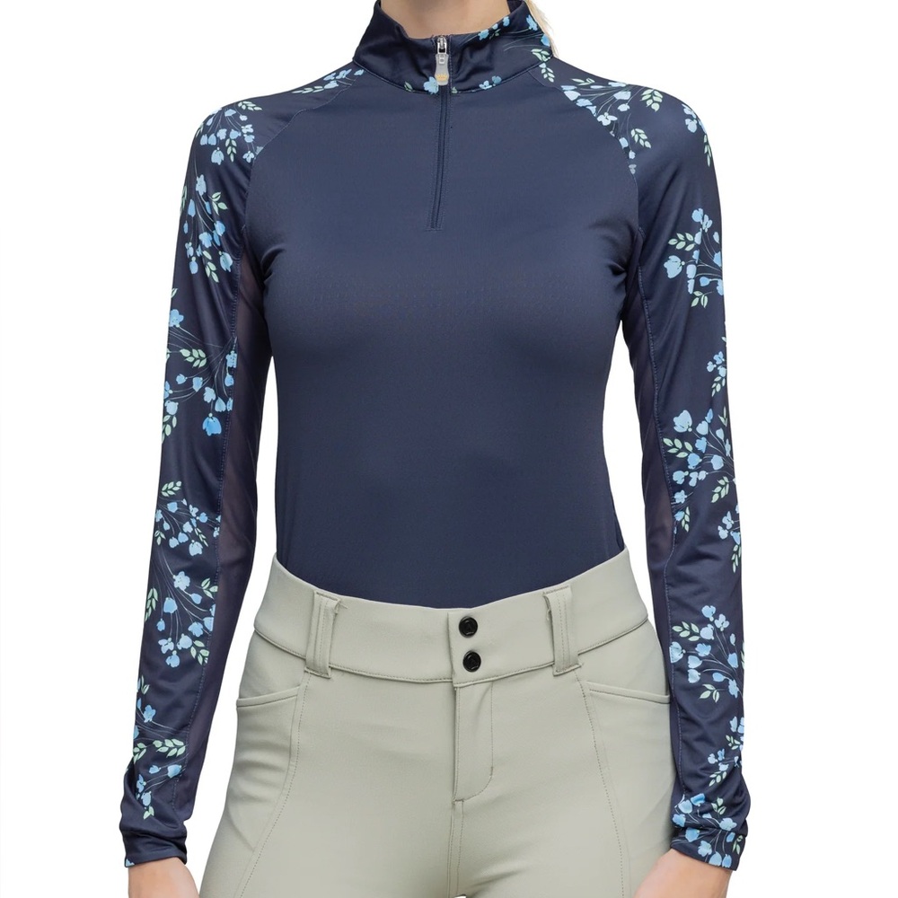 Kastel Denmark navy rosebud sunshirt size XL